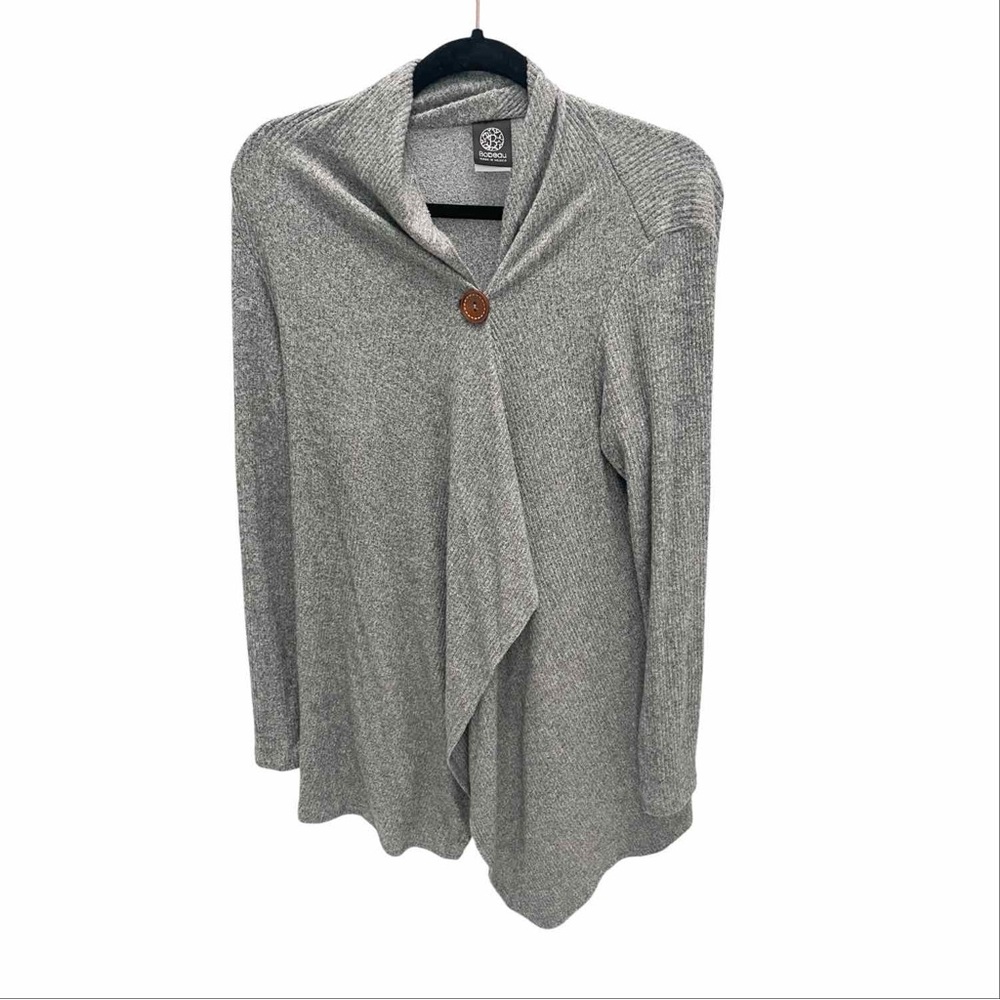 Bobeau Cardigan with Button Detail